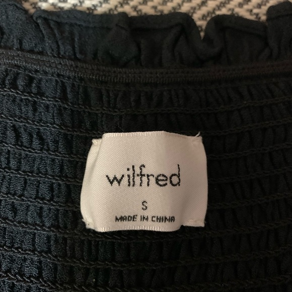 Aritzia Wilfred Black Cider Dress, small - Picture 5 of 7